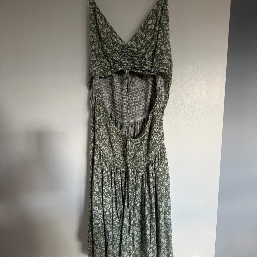 Floral Green Dress